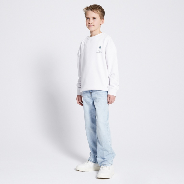 Printed Sweatshirt "Vilgot" White 8